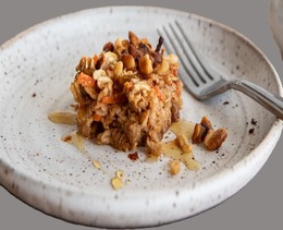 Healthy Carrot Cake Baked Oatmeal Recipe