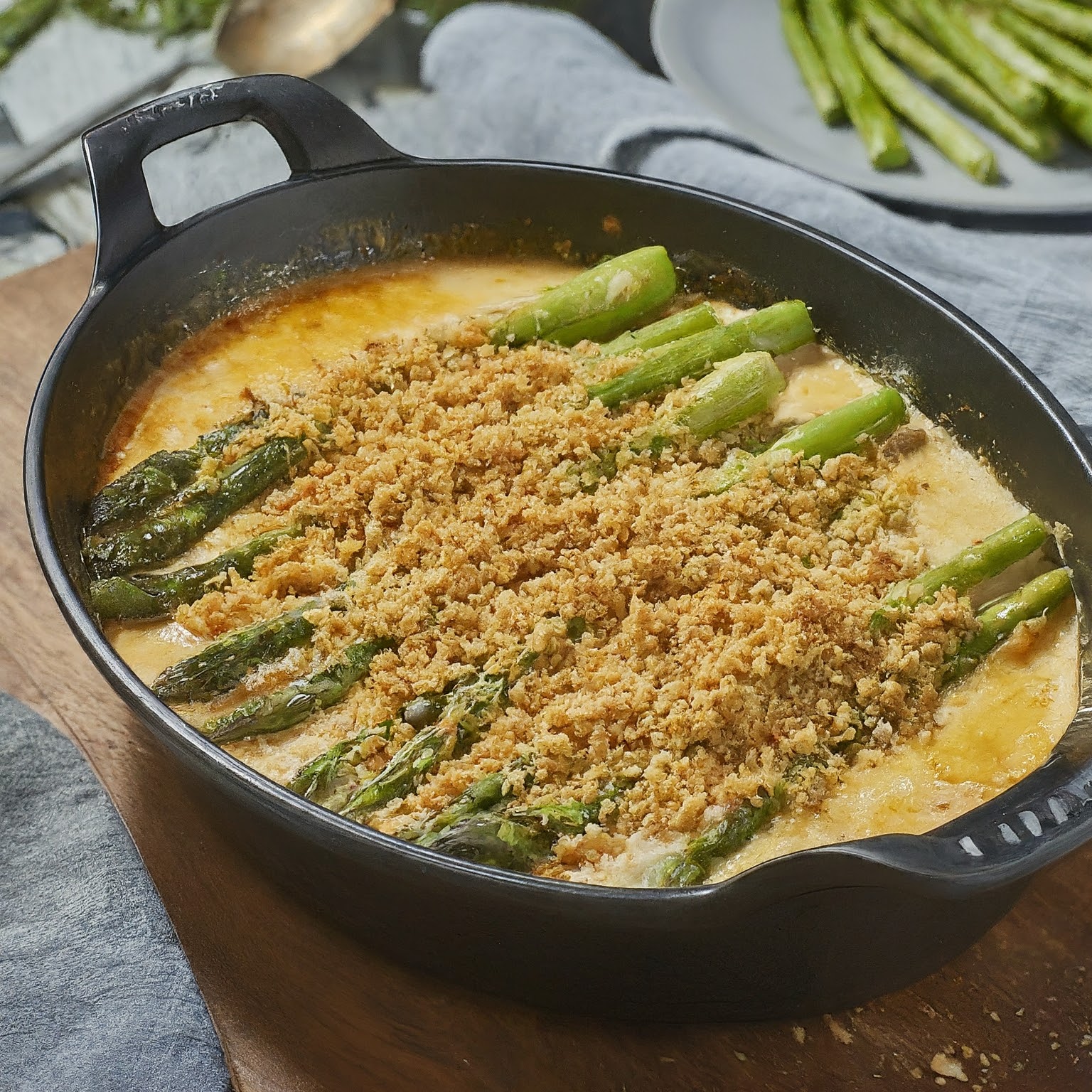 Cheesy Asparagus Casserole Recipe