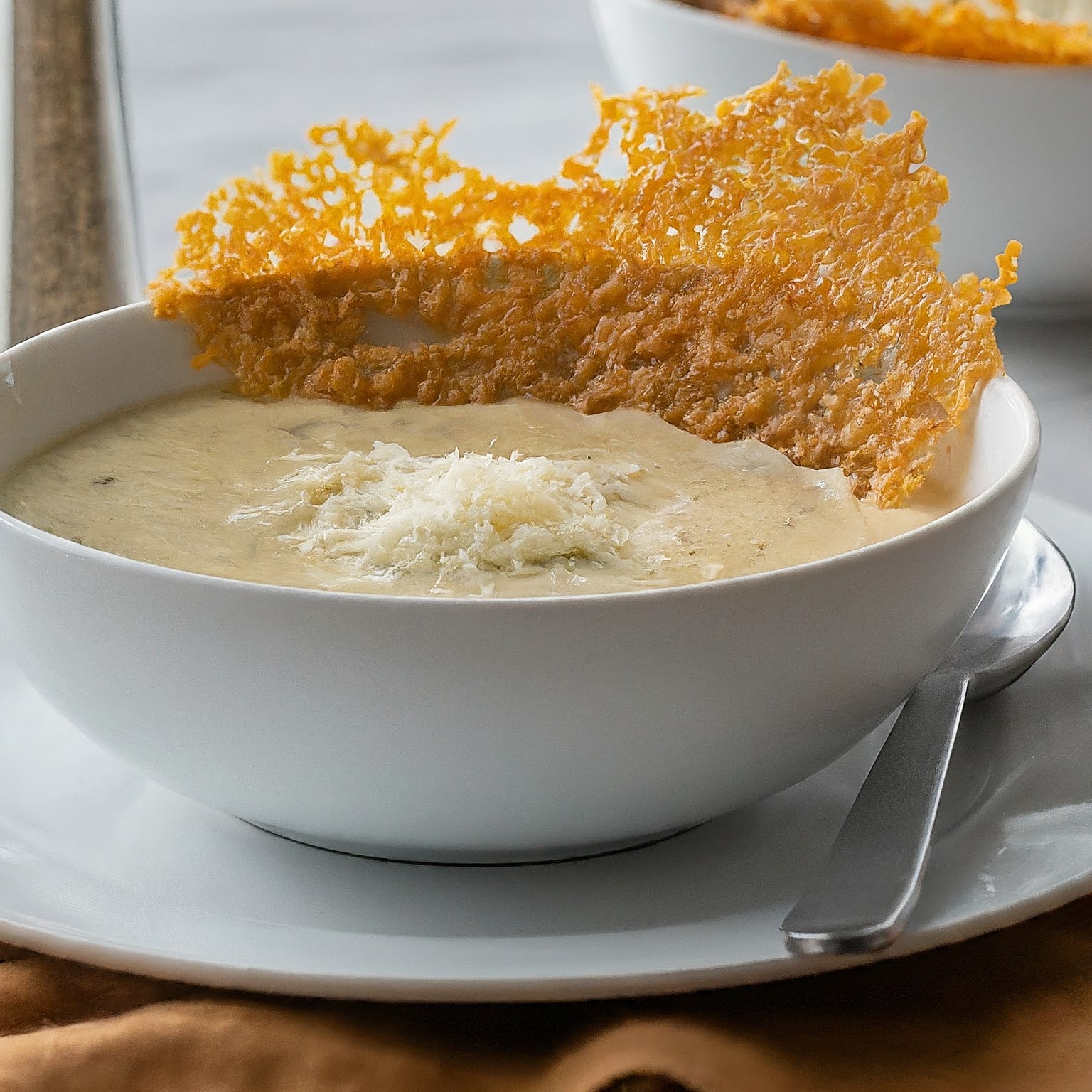 Creamy Artichoke Parmesan Soup Recipe