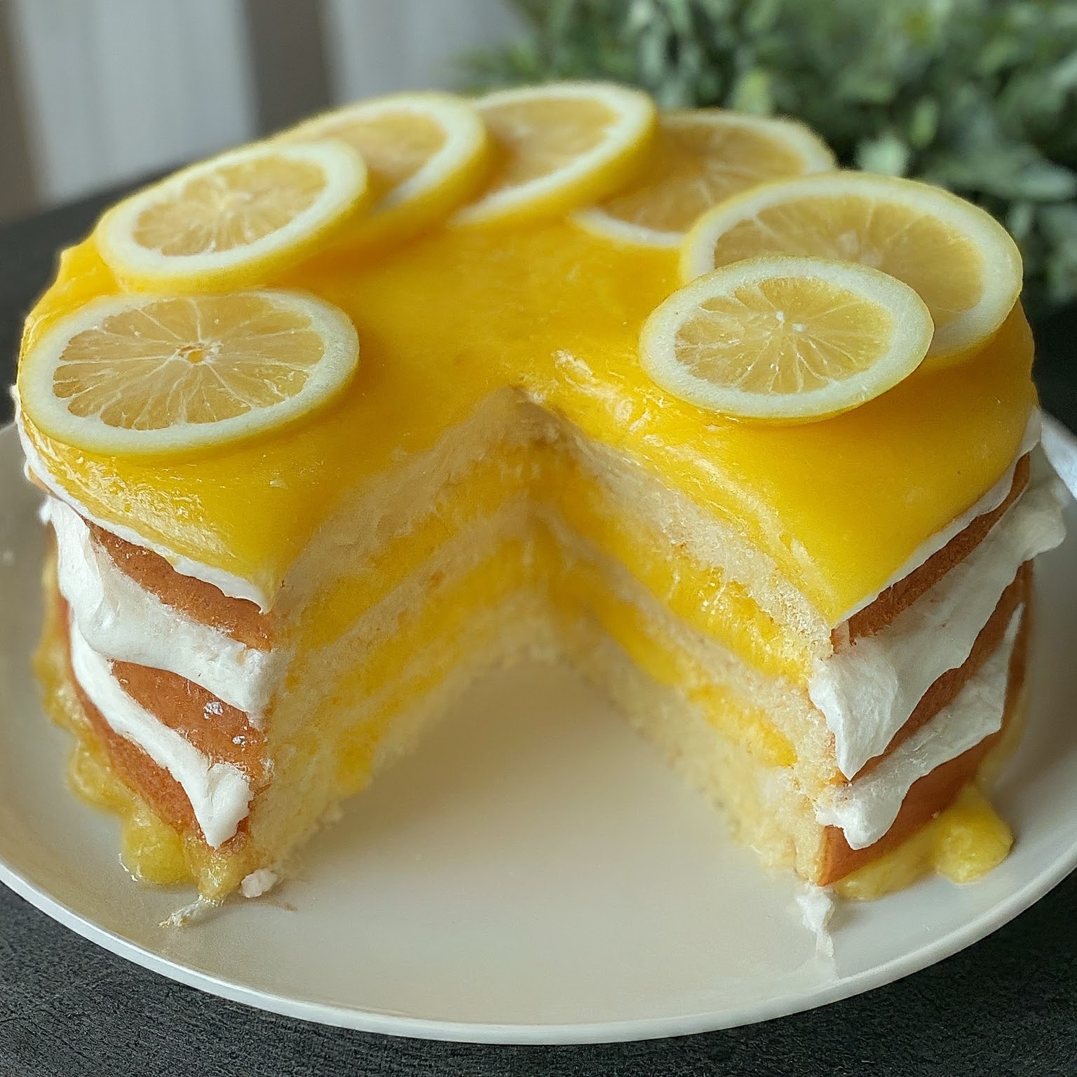 Lemon Curd Cake Recipe