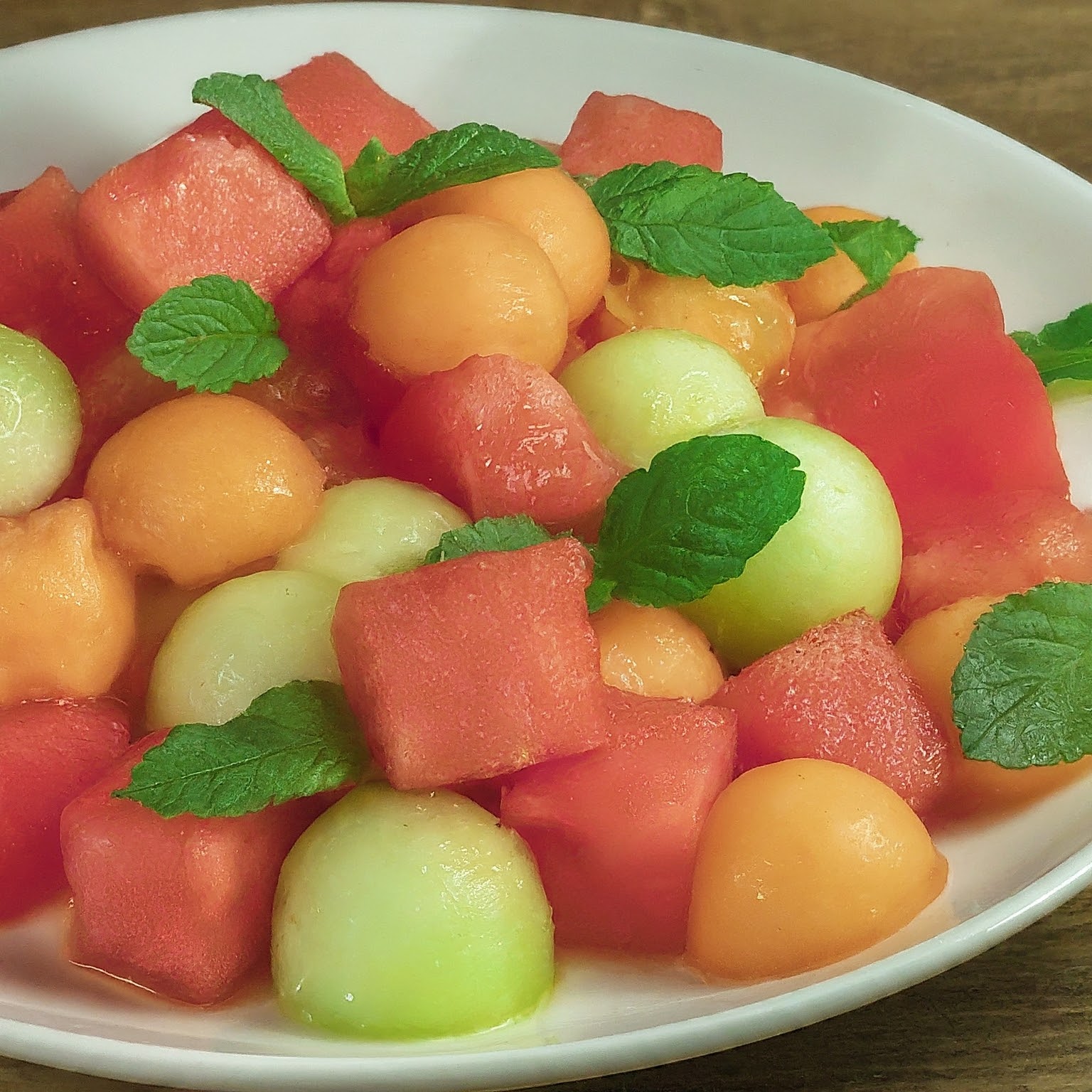 Melon Salad with Lemon Recipe