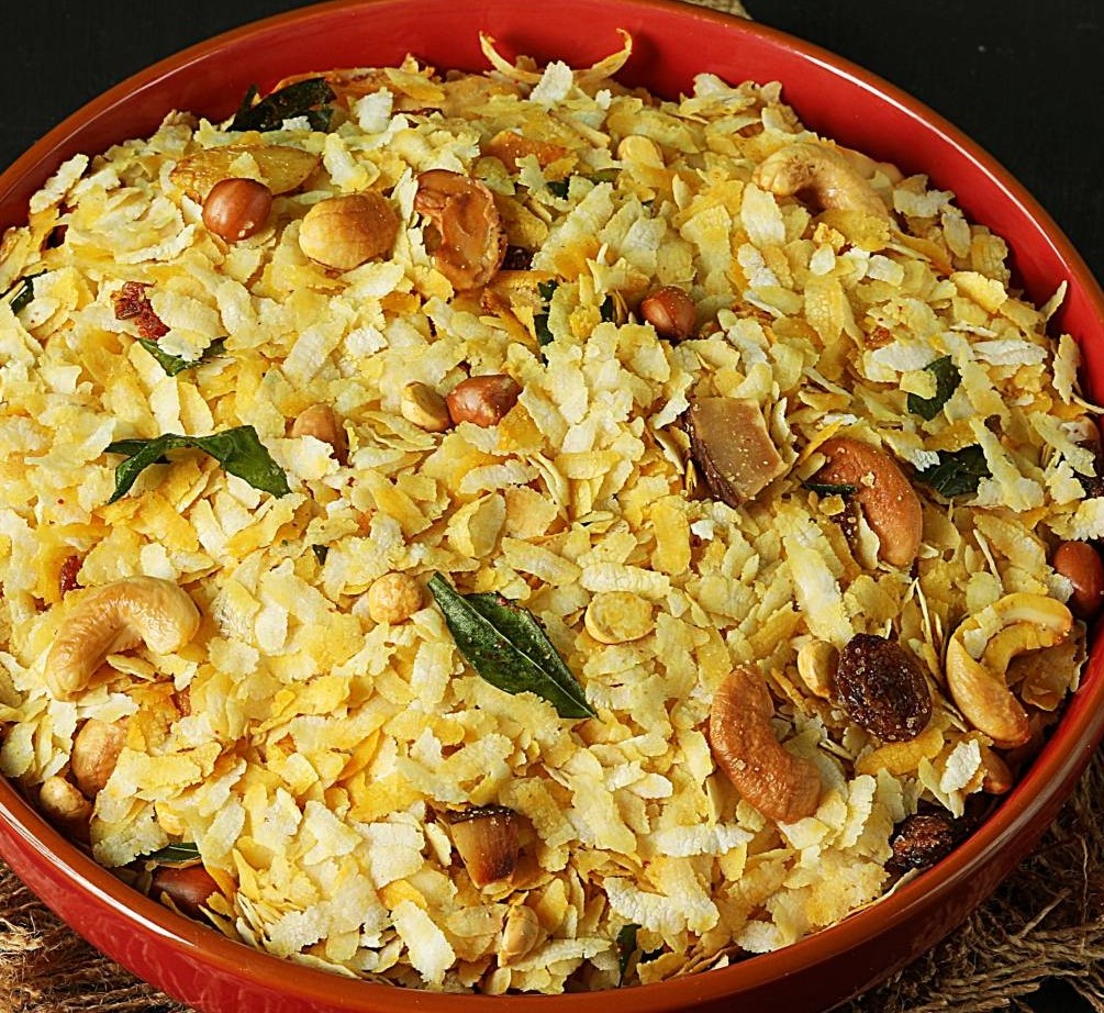 Poha Chivda Recipe