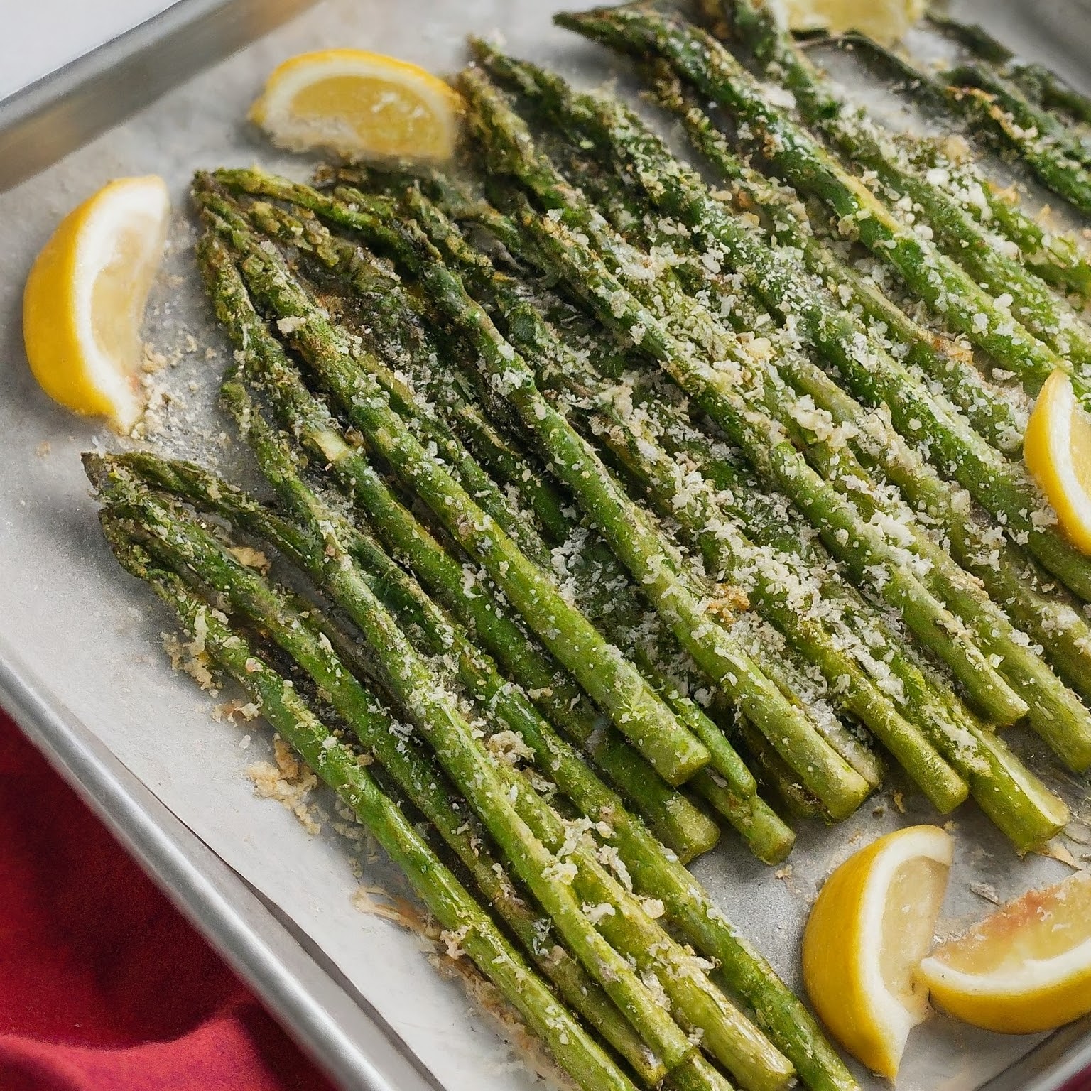 Roasted Asparagus with Parmesan and Lemon Recipe